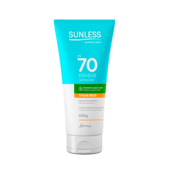 PROTETOR SOLAR SUNLESS FPS70 200G