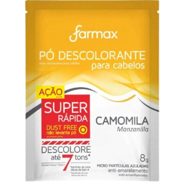 PO DESCOLORANTE FARMAX CAMOMILA 8G
