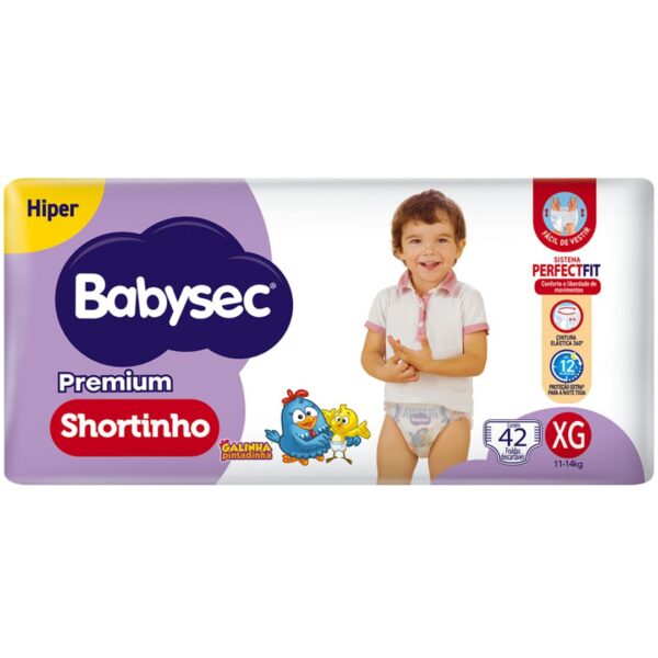 FRALDA BABYSEC SHORTINHO HIPER XG