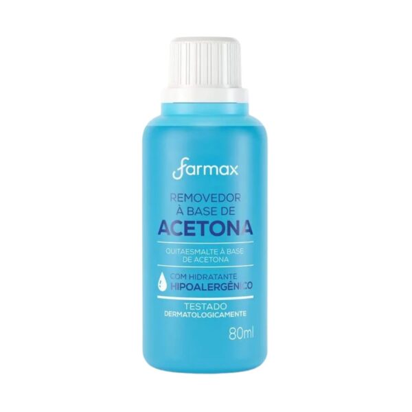 REMOVEDOR FARMAX COM ACETONA 80ML