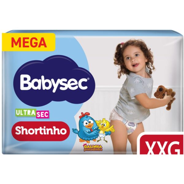 FRALDA BABYSEC ULTRA SHORTINHO MEGA XXG IMP