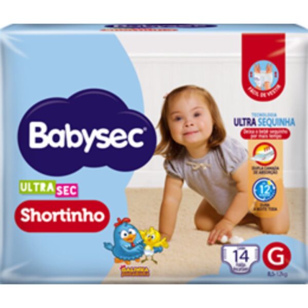 FRALDA BABYSEC ULTRA SHORT JUMBINHO G