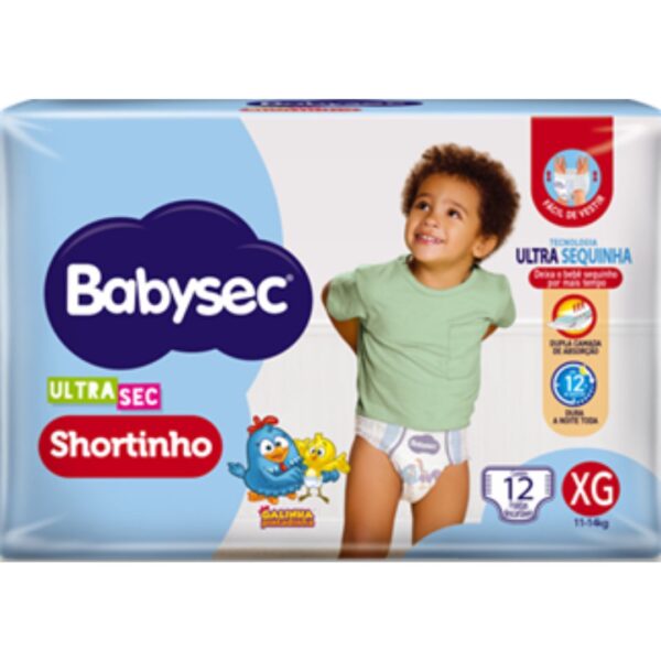 FRALDA BABYSEC ULTRA SHORT JUMBINHO XG