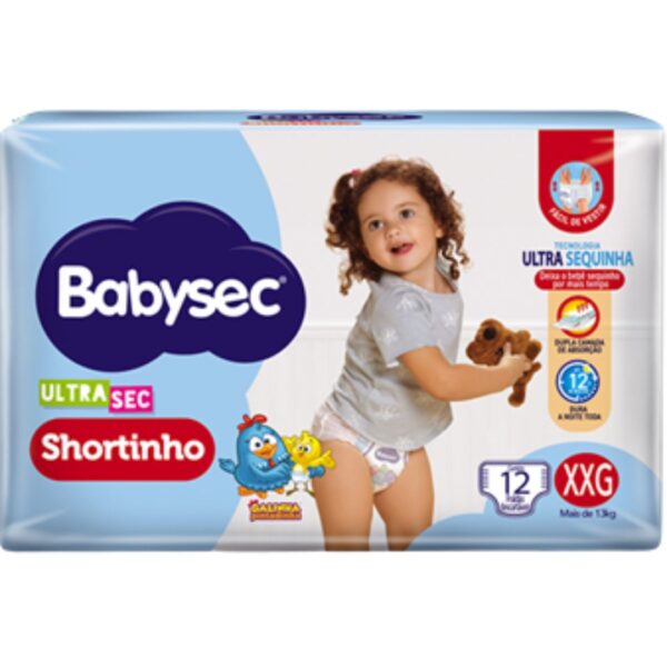 FRALDA BABYSEC ULTRA SHORT JUMBINHO XXG